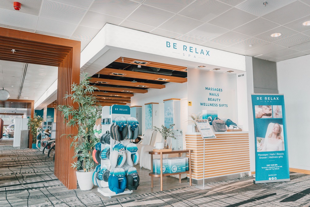 Be Relax spa changi airport terminal 3